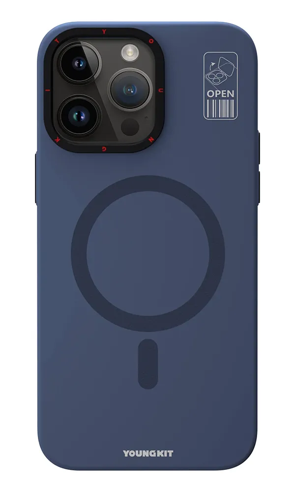 iPhone 15 Pro Max Kılıf Magsafe Şarj Özellikli Standlı YoungKit Hermit Bracket Serisi Kapak