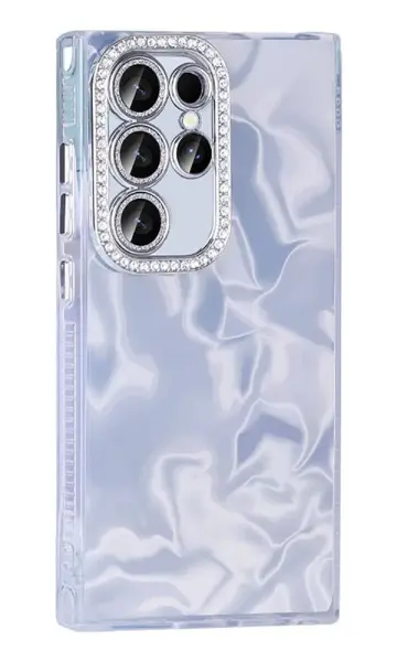 Samsung S24 Ultra Kılıf Airbagli Parlak Taş Detay Tasarımlı Esila Kapak