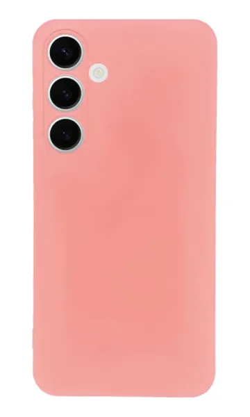 Samsung Galaxy S24 FE Kılıf Tasarla Lansman Dokulu Kapak Pembe