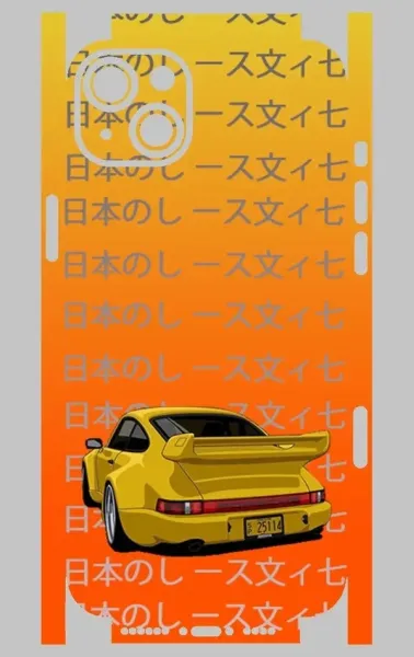 iPhone 14 Plus Telefon Kaplama - Porsche 911 JDM