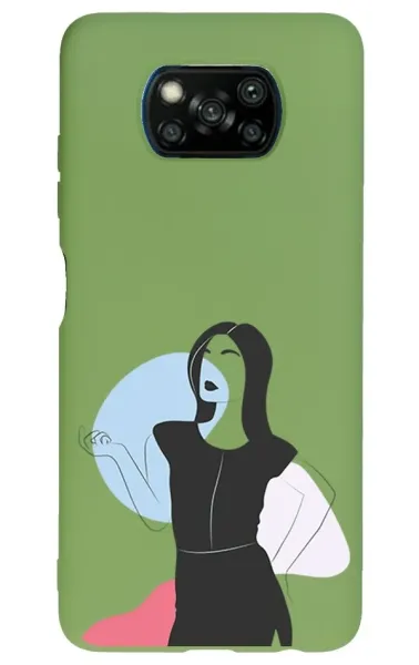 Xiaomi Poco X3 NFC Lansman Kılıf - Art Woman 1