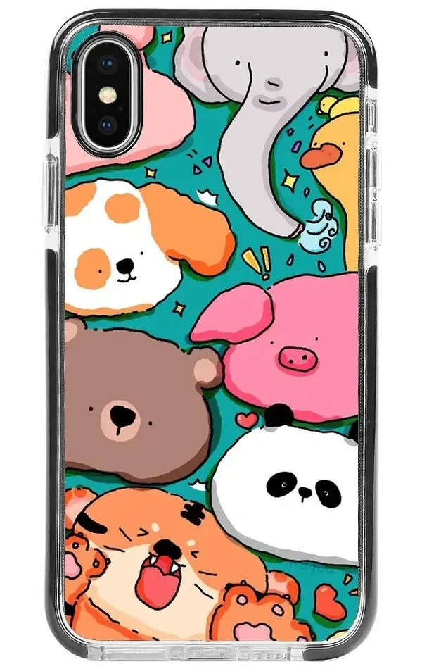 iPhone X Impact Case - Animals 1