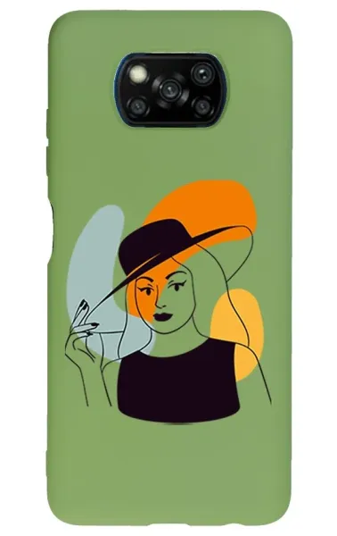Xiaomi Poco X3 NFC Lansman Kılıf - Art Woman 4