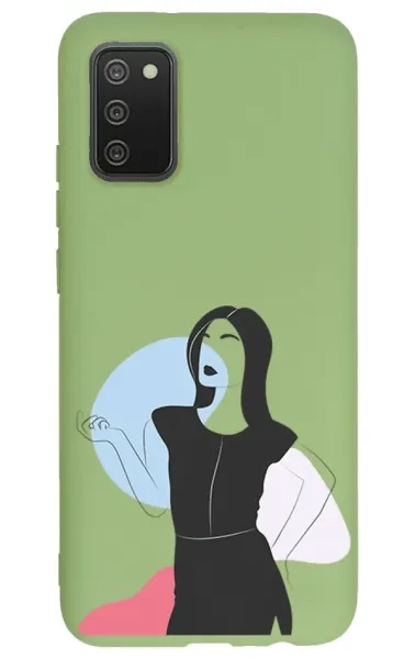Samsung Galaxy A02s Lansman Kılıf - Art Woman 1