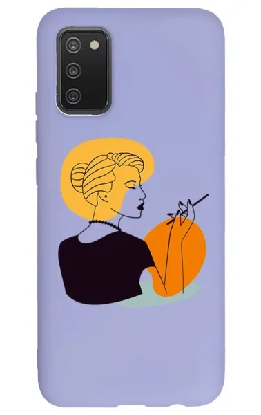 Samsung Galaxy A02s Lansman Kılıf - Art Woman 2