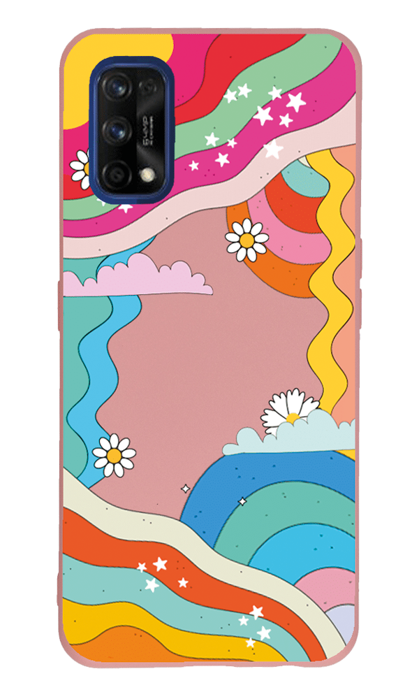 Realme 7 Pro Lansman Kılıf - Colors