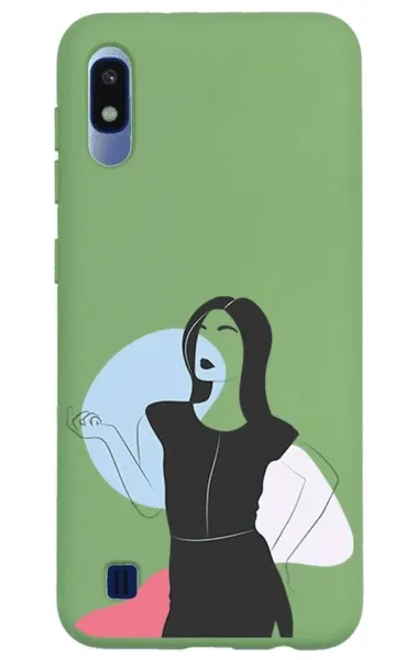 Samsung Galaxy M10 Lansman Kılıf - Art Woman 1
