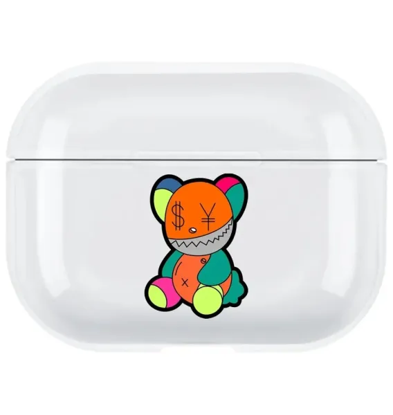 AirPods Pro Şeffaf Kılıf Ayıcık