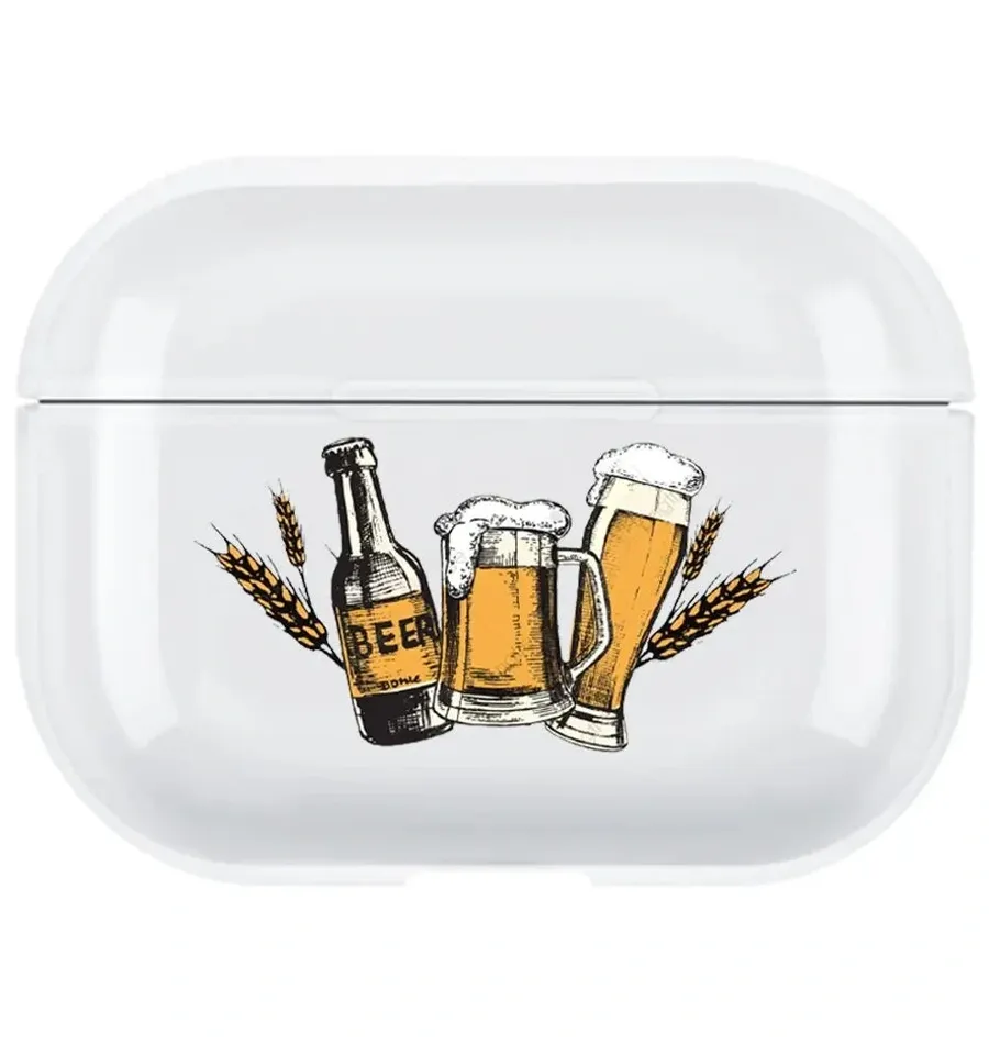 AirPods Pro Şeffaf Kılıf Beer