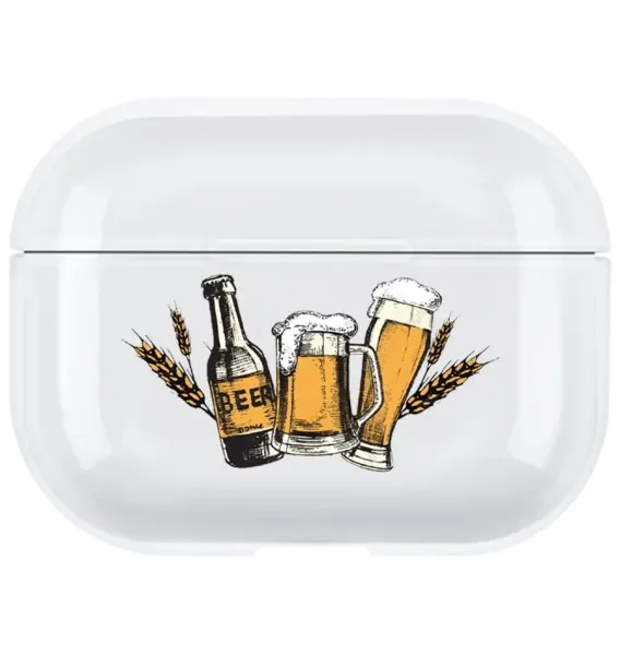 AirPods Pro Şeffaf Kılıf Beer