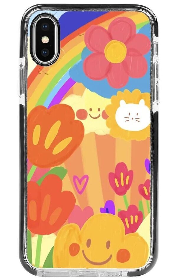 iPhone X Impact Case - Flower
