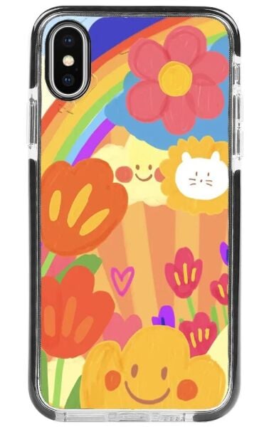 iPhone X Impact Case - Flower
