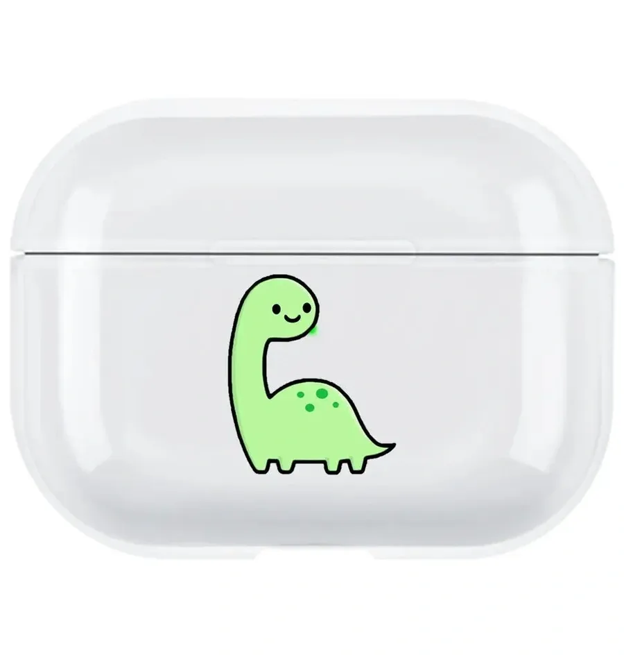 AirPods Pro Şeffaf Kılıf Dino