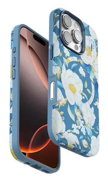 iPhone 16 Pro Max Kılıf ONEGIF Flower Series Magsafe Kapak