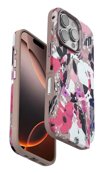 iPhone 16 Pro Max Kılıf ONEGIF Flower Series Magsafe Kapak