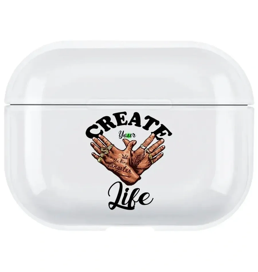 AirPods Pro Şeffaf Kılıf Gangsta 2