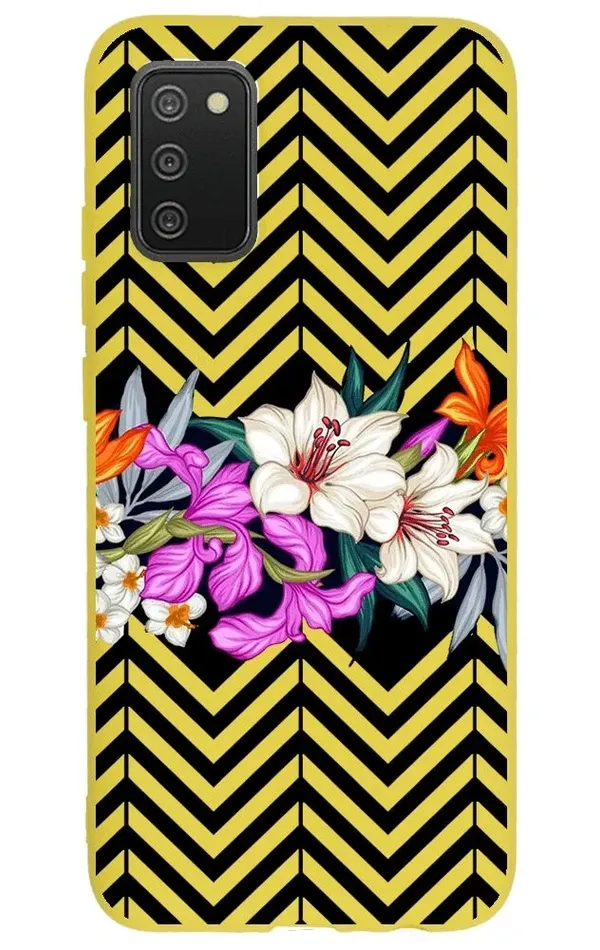 Samsung Galaxy A02s Lansman Kılıf - Çiçek