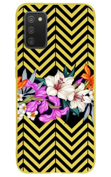Samsung Galaxy A02s Lansman Kılıf - Çiçek