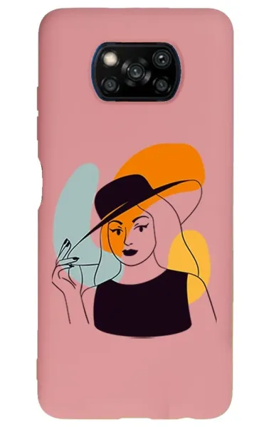 Xiaomi Poco X3 Pro Lansman Kılıf - Art Woman 4