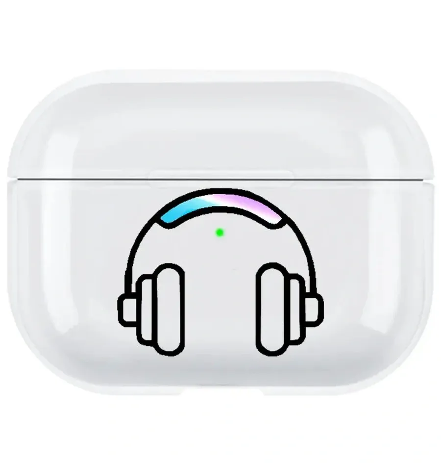 AirPods Pro Şeffaf Kılıf Headset