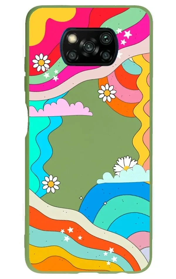 Xiaomi Poco X3 Pro Lansman Kılıf - Colors
