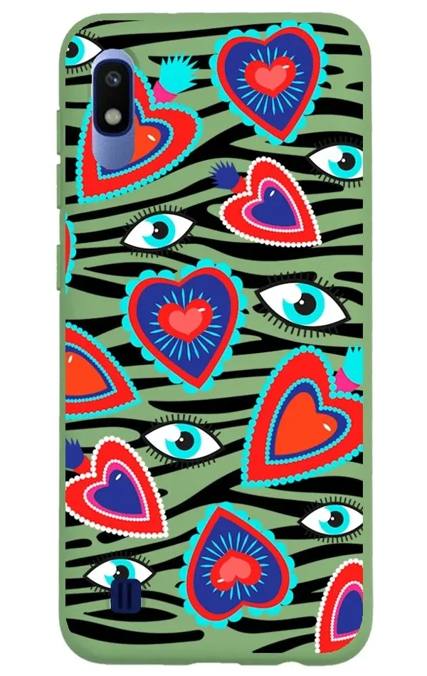 Samsung Galaxy M10 Lansman Kılıf - Eye Of The Heart