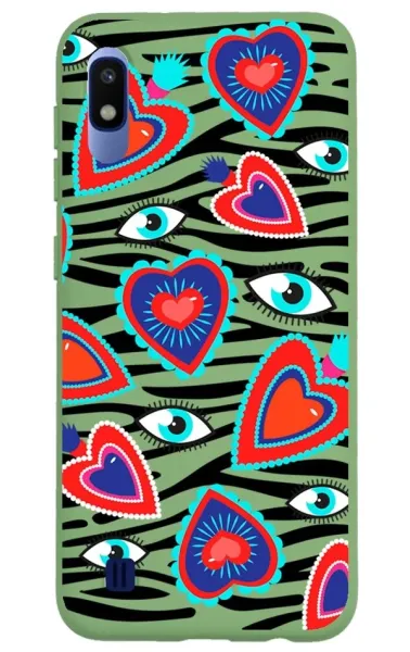 Samsung Galaxy M10 Lansman Kılıf - Eye Of The Heart