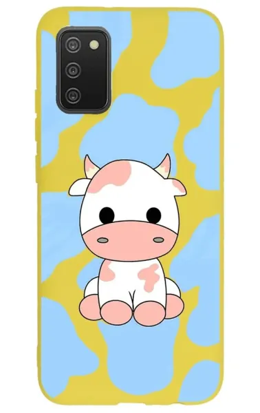 Samsung Galaxy A02s Lansman Kılıf - İnek
