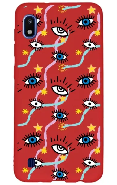 Samsung Galaxy M10 Lansman Kılıf - Eyes