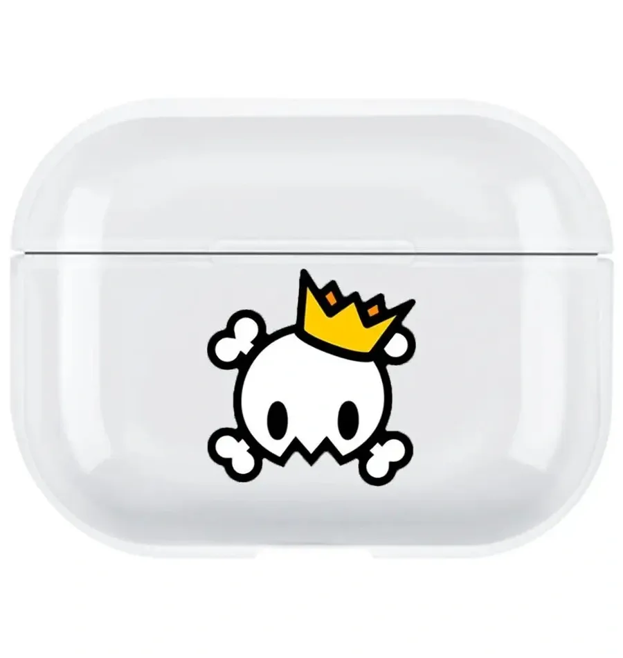 AirPods Pro Şeffaf Kılıf Scull