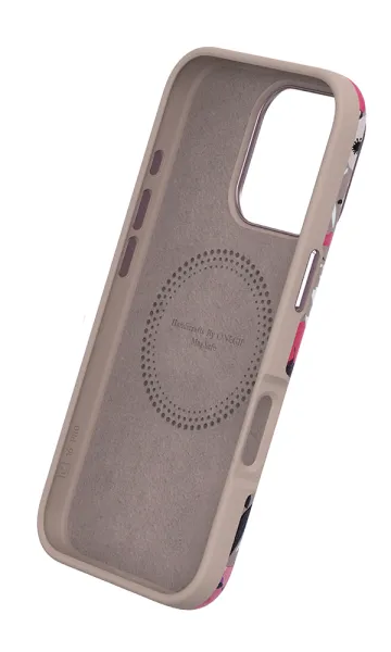 Apple iPhone 13 - iPhone 14 Uyumlu Kılıf ONEGIF Flower Series Magsafe Kapak