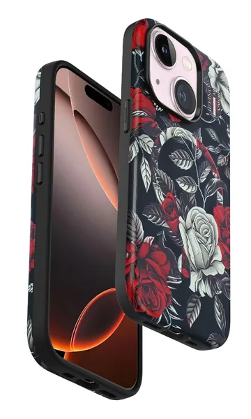 Apple iPhone 13 - iPhone 14 Uyumlu Kılıf ONEGIF Flower Series Magsafe Kapak