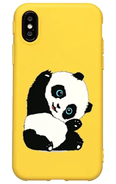 iPhone XS Lansman Kılıf - Pandas