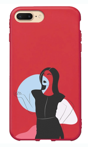 iPhone 7 Plus Lansman Kılıf - Art Woman 1