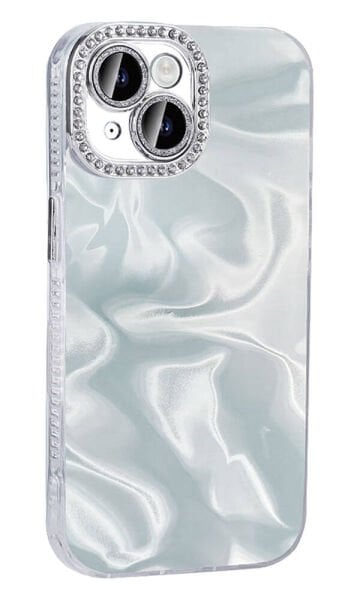 iPhone 15 Plus Kılıf Airbagli Parlak Taş Detay Tasarımlı Esila Kapak