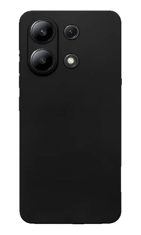 Xiaomi Redmi Note 13 5G Kılıf Tasarla Lansman Dokulu Kapak Siyah