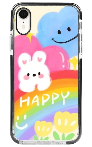 iPhone XR Impact Case - Happy