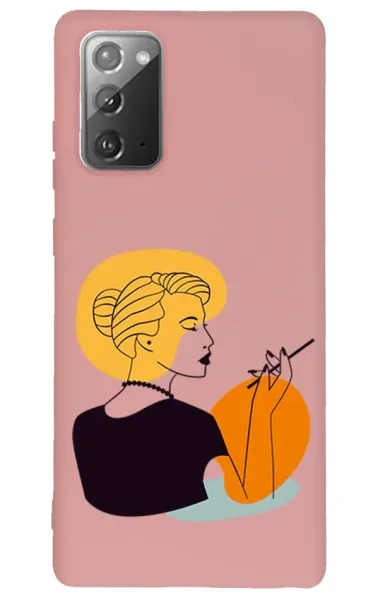 Samsung Galaxy Note 20 Lansman Kılıf - Art Woman 2