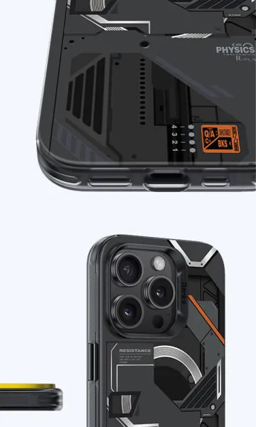 iPhone 15 Pro Max Kılıf Benks Magnetic Mecha Series Protective Case