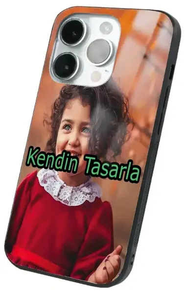 iPhone 13 Pro Max Kılıf Tasarla Tamperli Glossy Cam Kapak