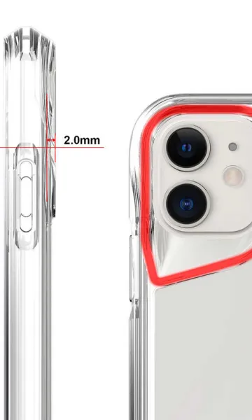 iPhone 11 Kılıf Airbag Köşe Tasarımlı T-Max Kapak