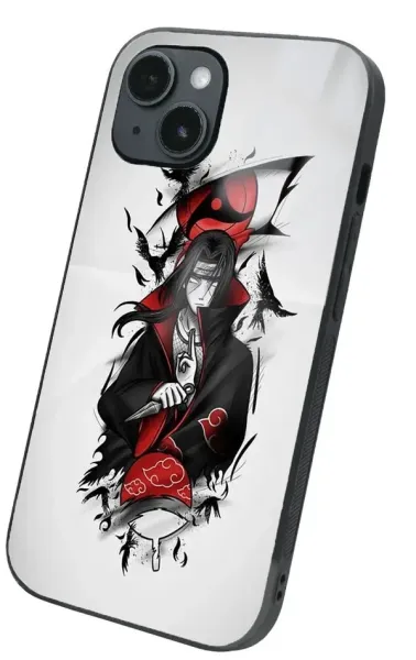 iPhone 14 Tamperli Glossy Cam Kapak - Anime 2