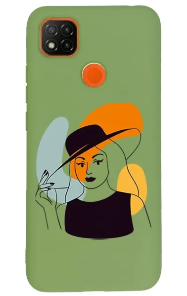 Xiaomi Redmi 9C Lansman Kılıf - Art Woman 4