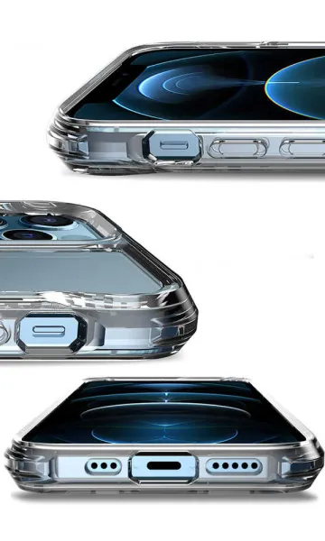 iPhone 12 Pro Max Kılıf Airbag Köşe Tasarımlı T-Max Kapak