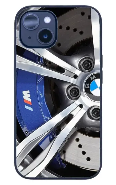iPhone 14 Tamperli Glossy Cam Kapak - BMW