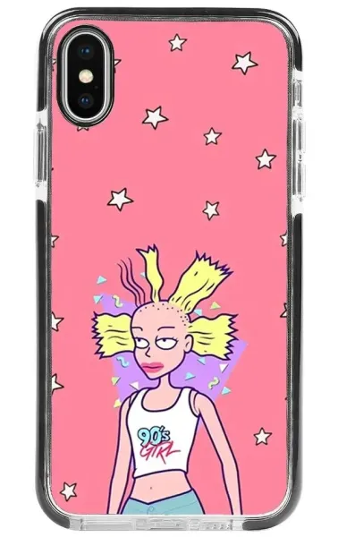 iPhone XS Impact Case - 90's Girl