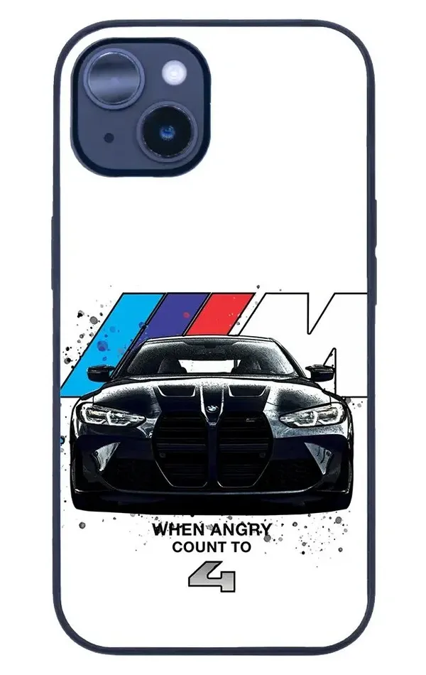 iPhone 14 Tamperli Glossy Cam Kapak - BMW 6