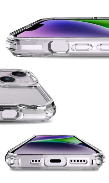 iPhone 14 Plus - 15 Plus Uyumlu Kılıf Airbag Köşe Tasarımlı M-Safe Şarj Özellikli T-Max M-Safe Kapak