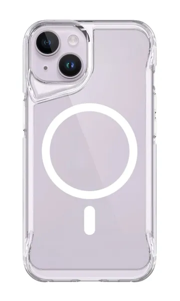 iPhone 14 Plus - 15 Plus Uyumlu Kılıf Airbag Köşe Tasarımlı M-Safe Şarj Özellikli T-Max M-Safe Kapak