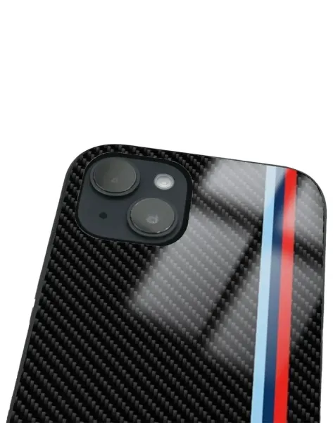 iPhone 14 Tamperli Glossy Cam Kapak - BMW 8